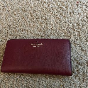 Red Kate Spade wallet